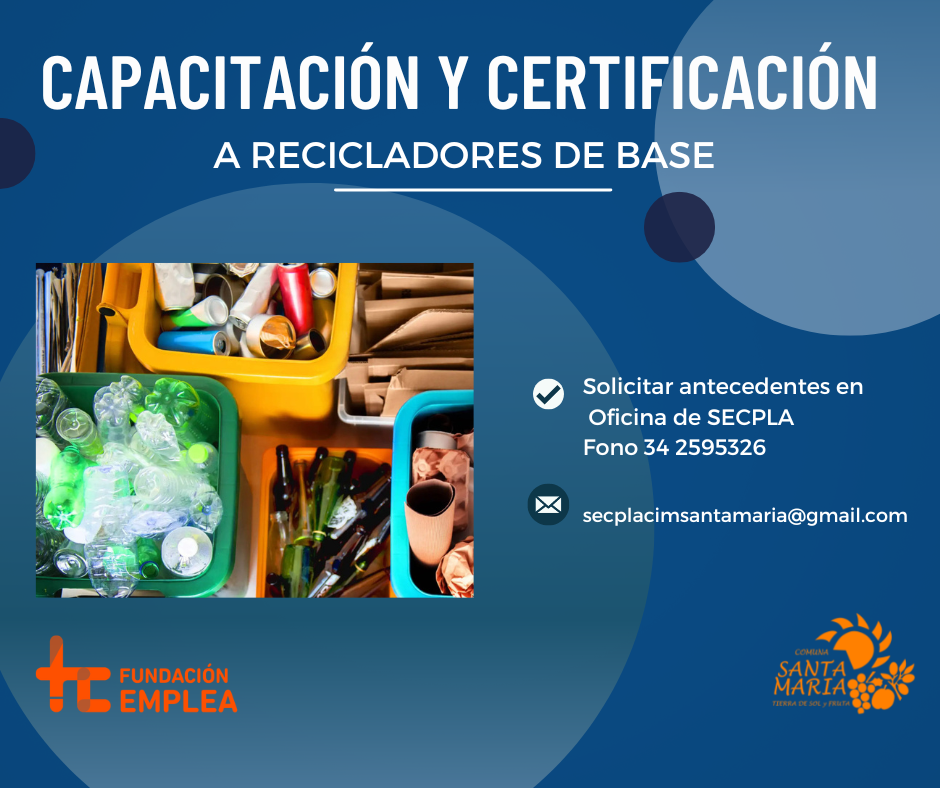 “Proyecto Recicladores” para recicladores de base